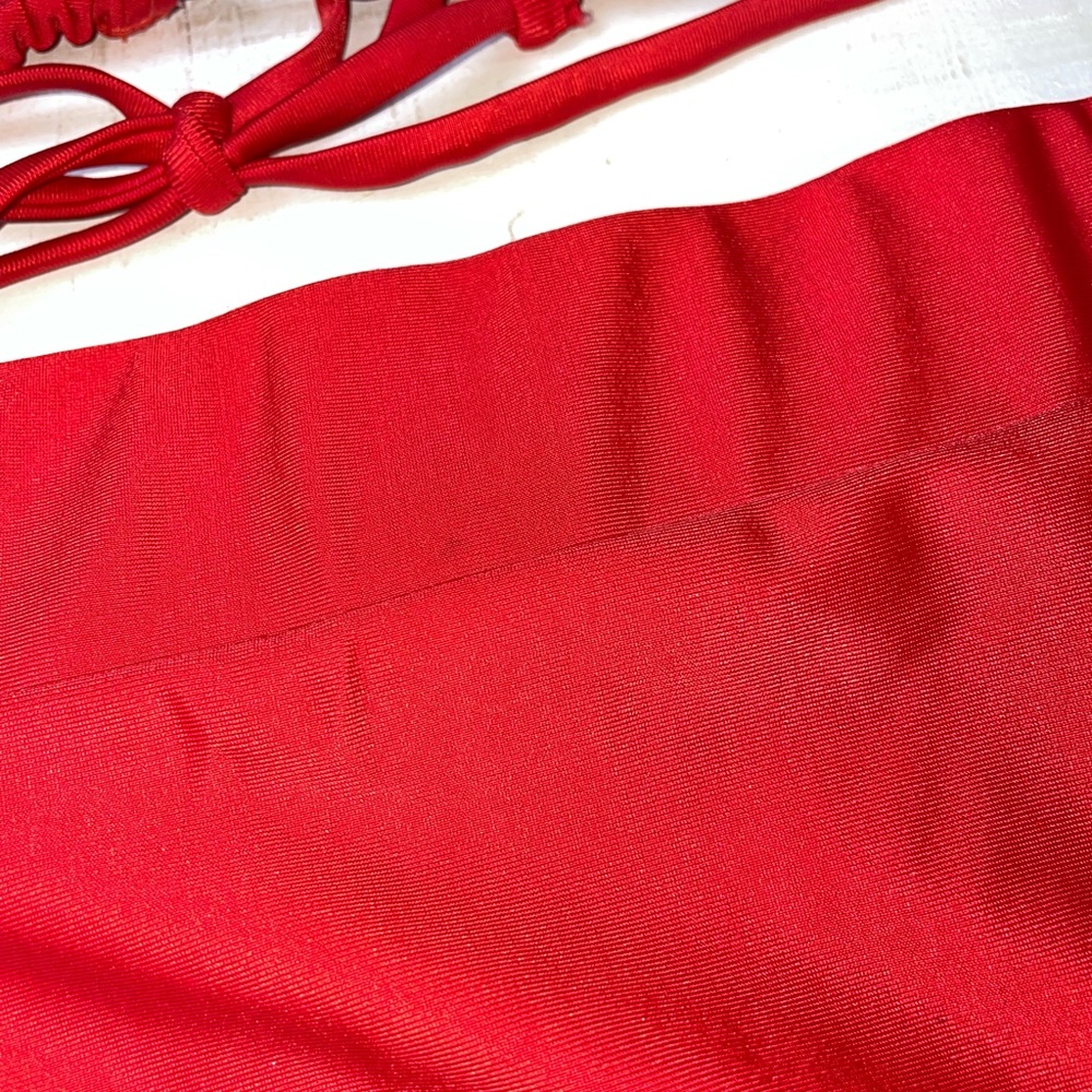 Shein Red Triangle Bikini Set - Picture 3 of 9
